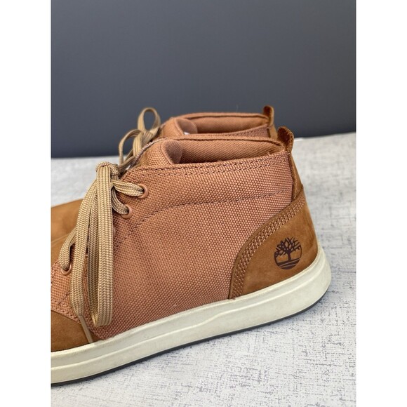 Timberland Davis Square Chukka Boots Men\'s 8.5 M Wheat Nubuck Comfort‎ Lace Up main image 9